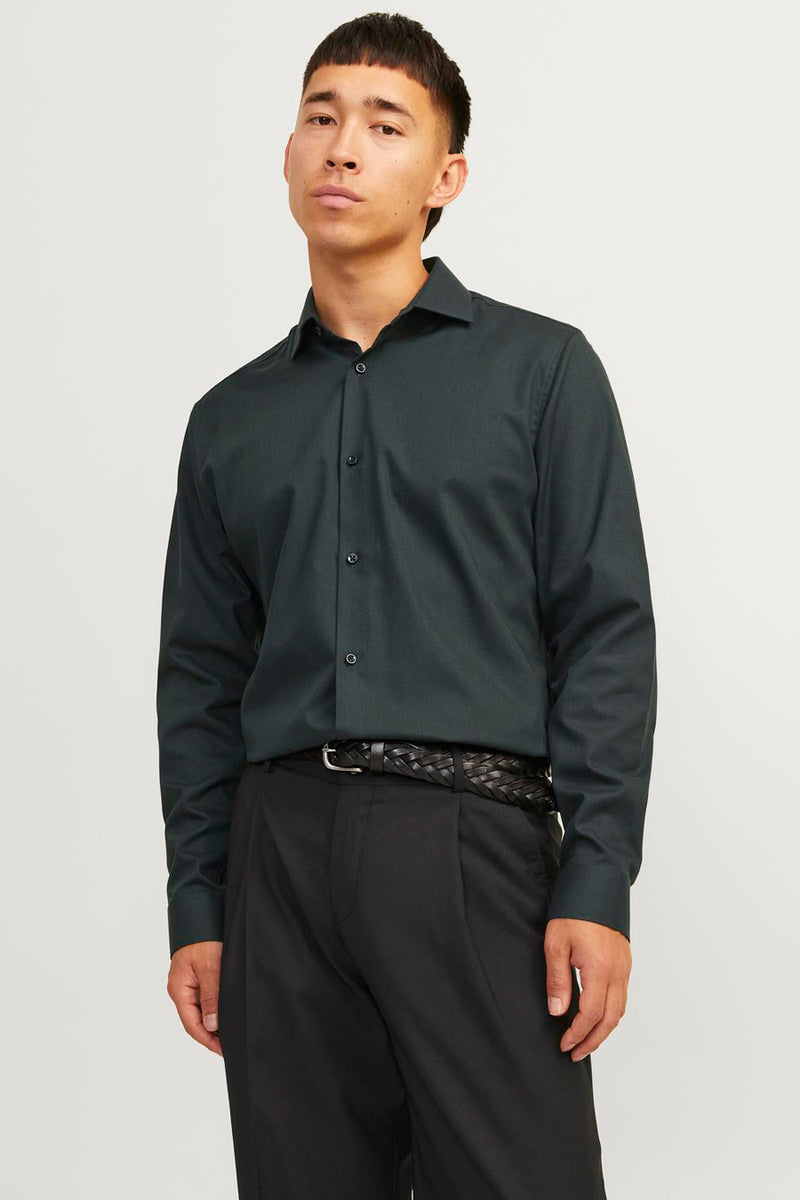 Chemise (manches longues) Vert - PREMIUM by JACK & JONES