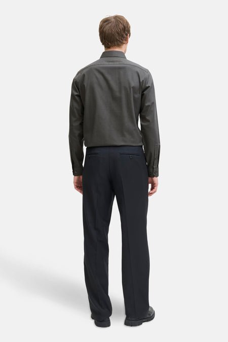 Chemise à manches longues - gris