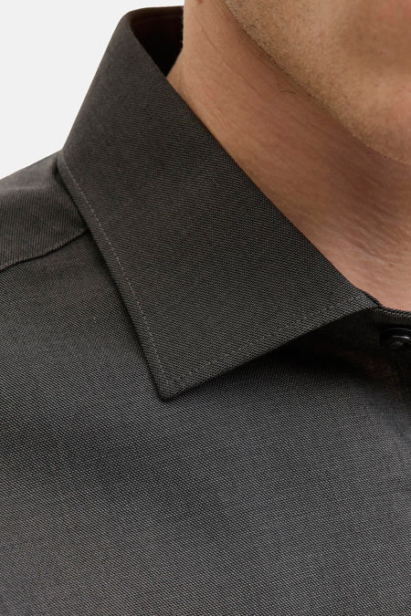 Chemise à manches longues - gris