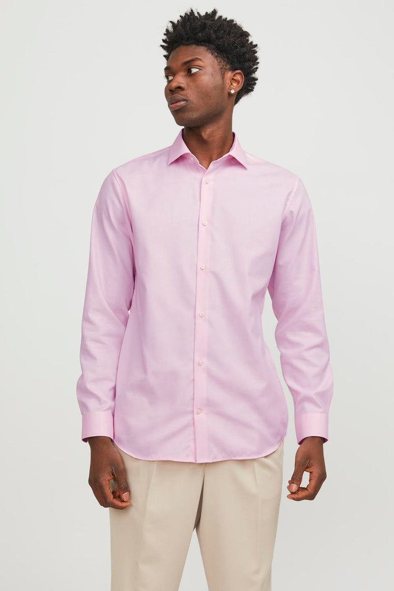 Chemise à manches longues - rose