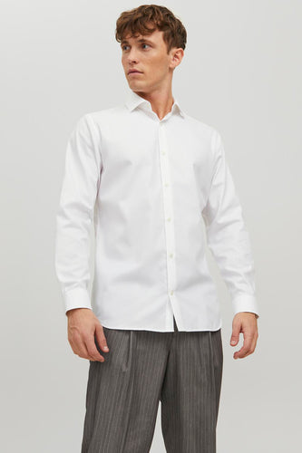Chemise &agrave; manches longues - blanc