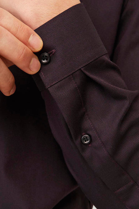 Chemise à manches longues - rouge