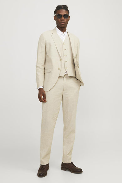 Pantalon de costume Écru - PREMIUM by JACK & JONES