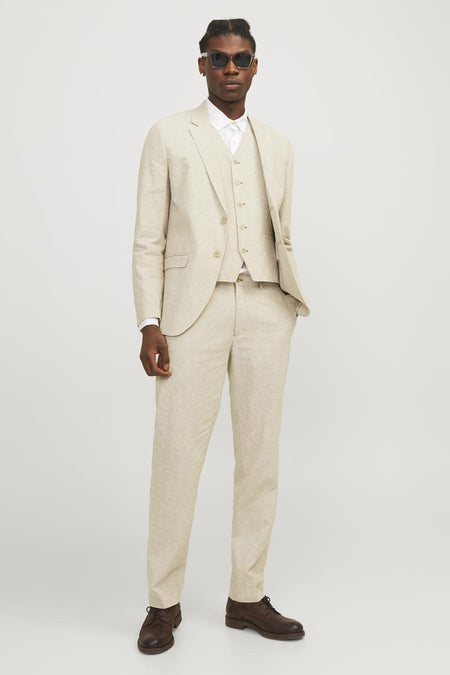 Pantalon de costume Écru - PREMIUM by JACK & JONES