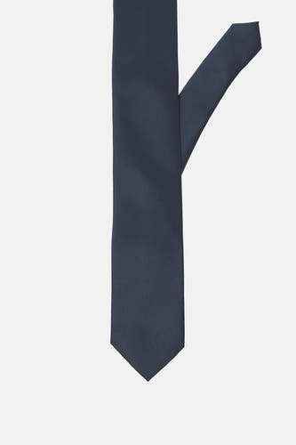 Cravate bleue d'ACCESSORIES BY JACK & JONES, lisse et sans motif.
