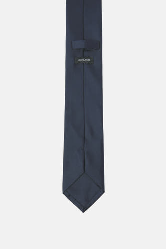 Ceinture bleue d'ACCESSORIES BY JACK & JONES, motif uni, vue de derrière.
