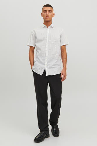 Chemise &agrave; manches courtes - blanc