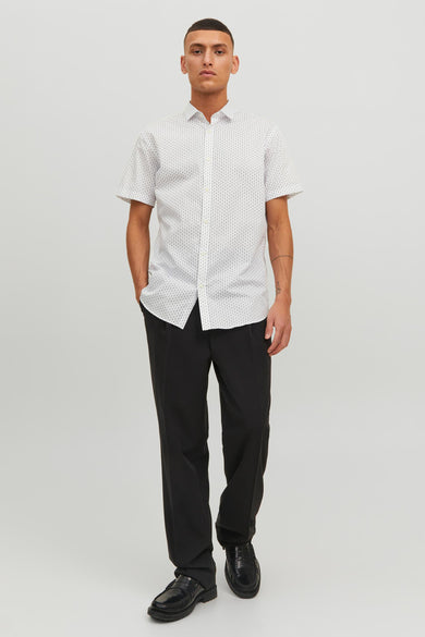 Chemise &agrave; manches courtes - blanc