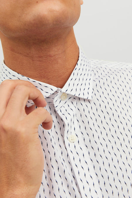 Chemise &agrave; manches courtes - blanc