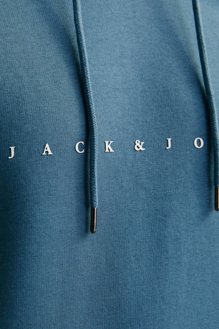 Sweat à capuche bleu - ORIGINALS BY JACK & JONES