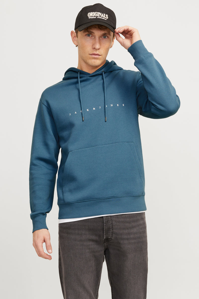Sweat à capuche bleu - ORIGINALS BY JACK & JONES