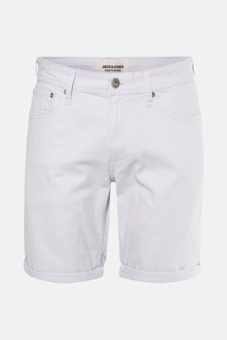 Short bleu clair de JACK & JONES avec des poches et des ourlets pliés.