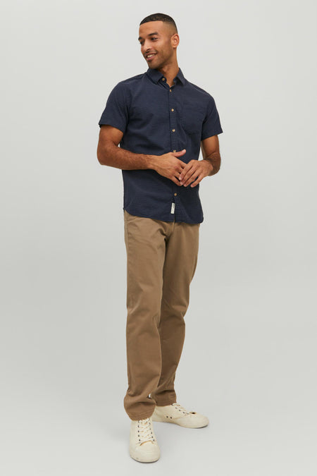 Chemise &agrave; manches courtes - bleu