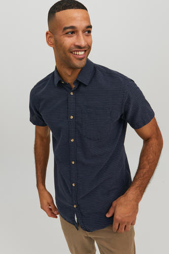 Chemise &agrave; manches courtes - bleu