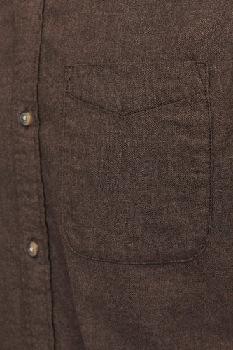 Chemise à manches longues - brun - ORIGINALS BY JACK & JONES