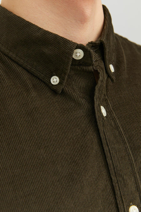 Chemise &agrave; manches longues - noir