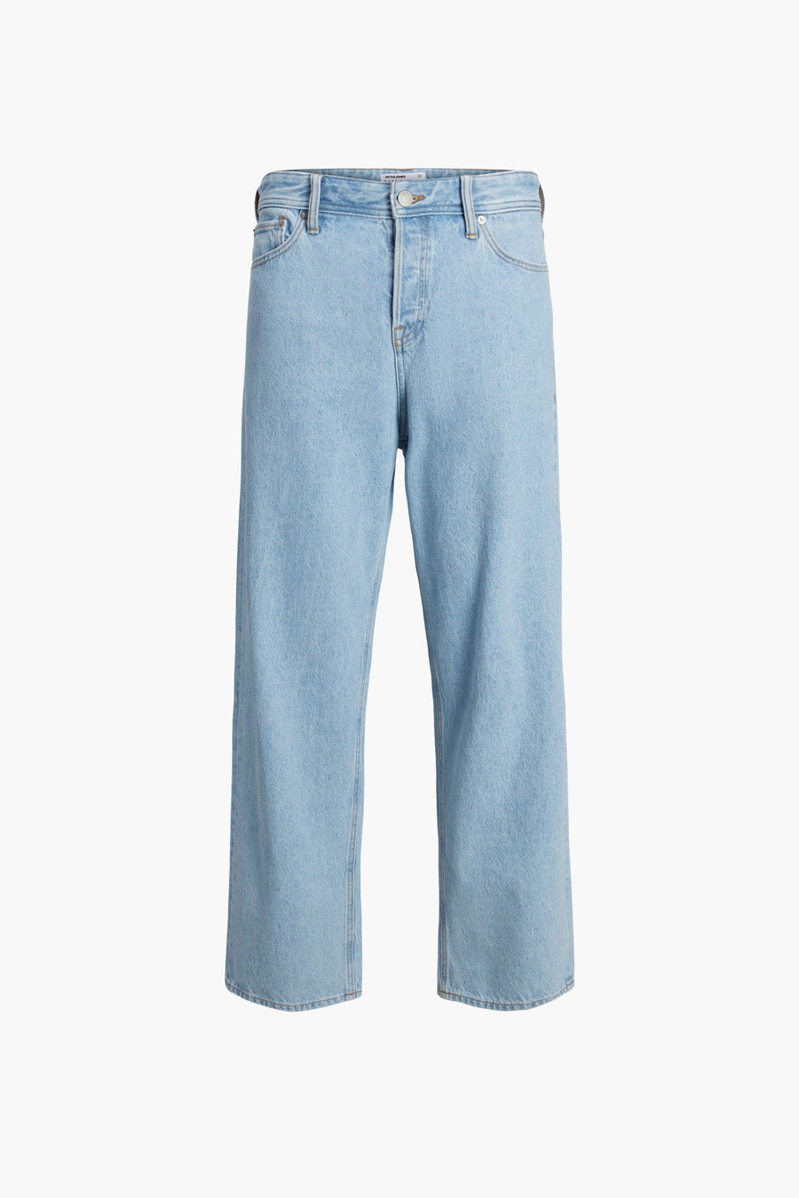 Jean bleu clair large de JACK & JONES JEANS INTELLIGENCE, couleur unie et doté d'une fermeture à boutons.