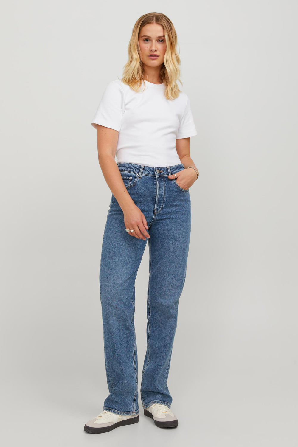 Jeans straight Mid blue denim - JJXX