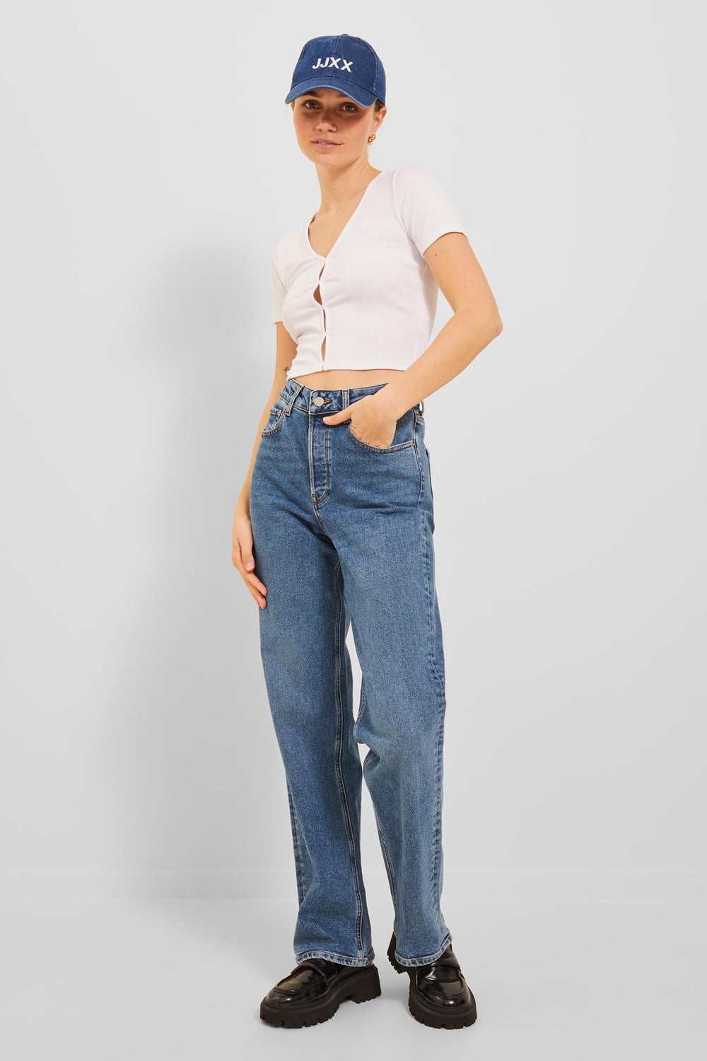 Jeans straight Mid blue denim - JJXX