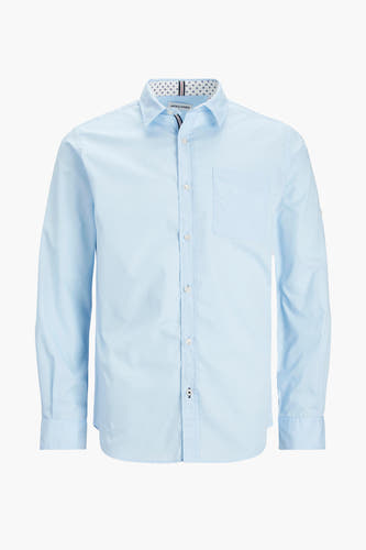 Chemise &agrave; manches longues - bleu