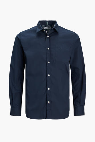 Chemise &agrave; manches longues - bleu