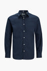 Chemise &agrave; manches longues - bleu