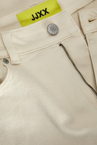 Pantalon color&eacute; - ecru