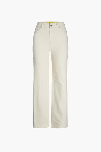 Pantalon color&eacute; - ecru