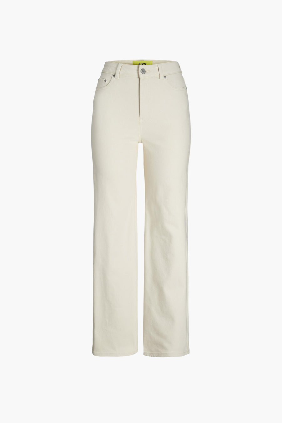 Pantalon color&eacute; - ecru