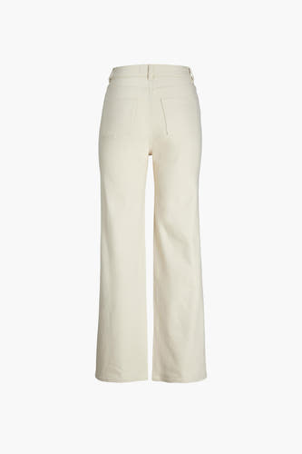 Pantalon color&eacute; - ecru