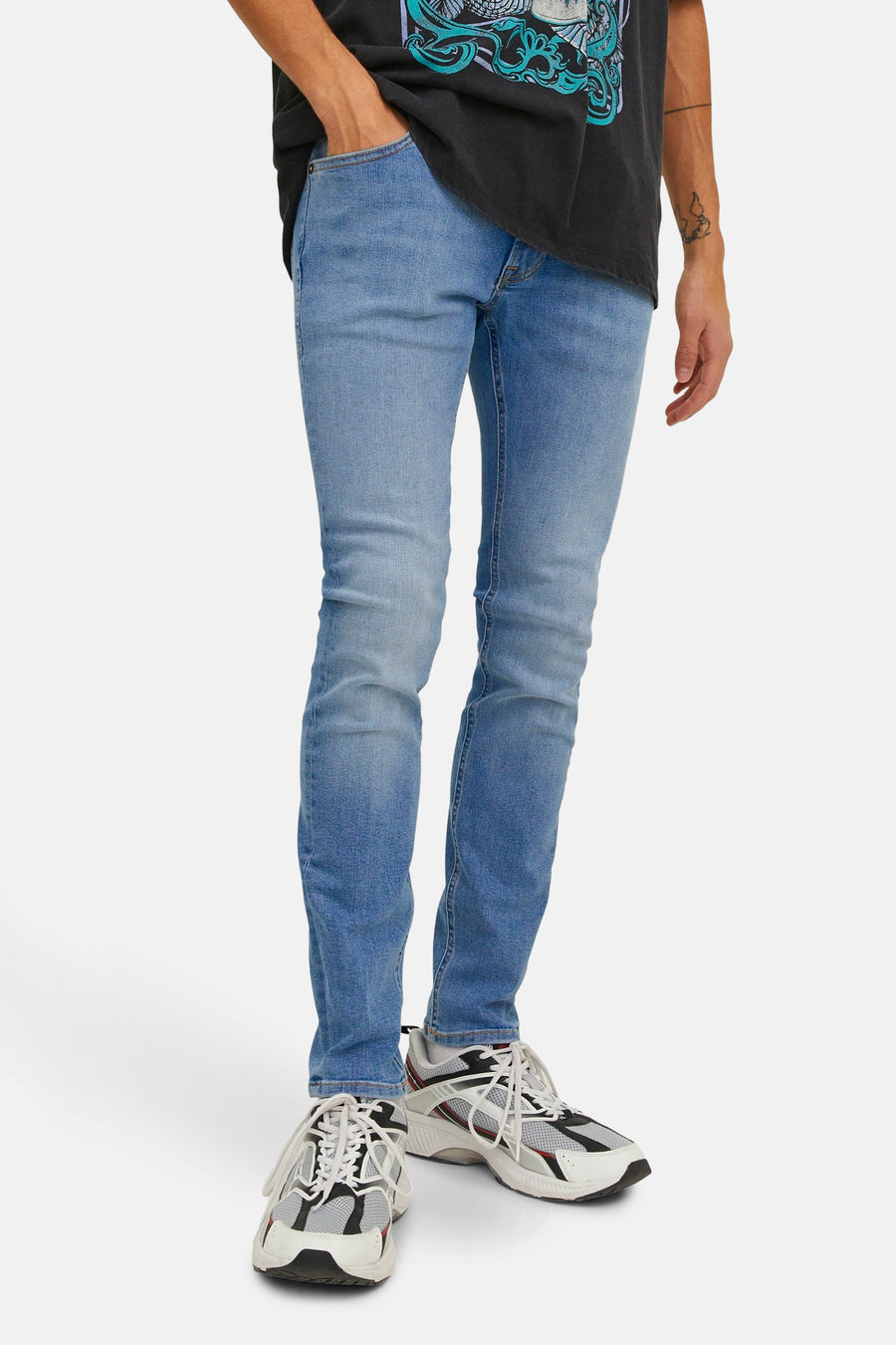 Jeans skinny light blue denim - JACK & JONES JEANS INTELLIGENCE - JACK & JONES JEANS INTELLIGENCE