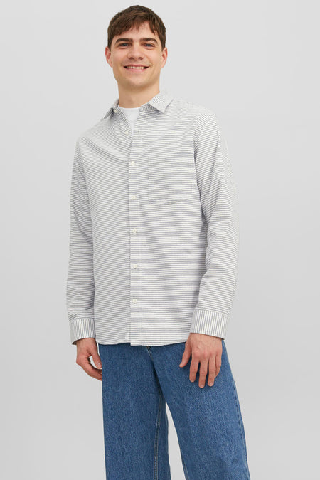 Chemise &agrave; manches longues - blanc