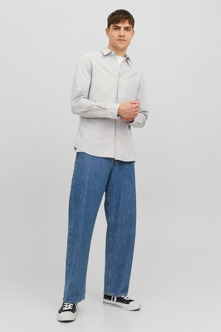 Chemise &agrave; manches longues - blanc