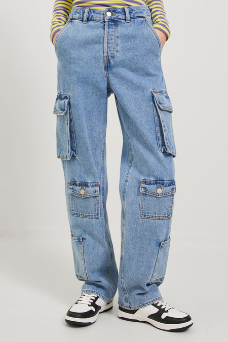 JXSOF LOOSE MW CARGO JEANS DNM