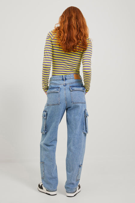 JXSOF LOOSE MW CARGO JEANS DNM