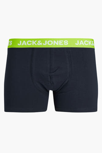 Short de boxers ACCESS ACCESS ACCESS BY JACK & J J, une avec une bande élastique verte vif avec logo.