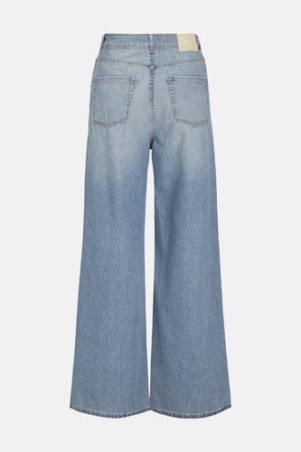 Jean en denim bleu clair large de JJXX, avec des jambes larges et des poches arrière.