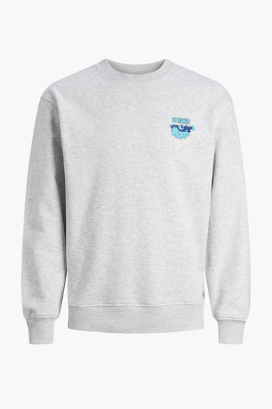 Sweat col O Gris - ORIGINALS BY JACK & JONES