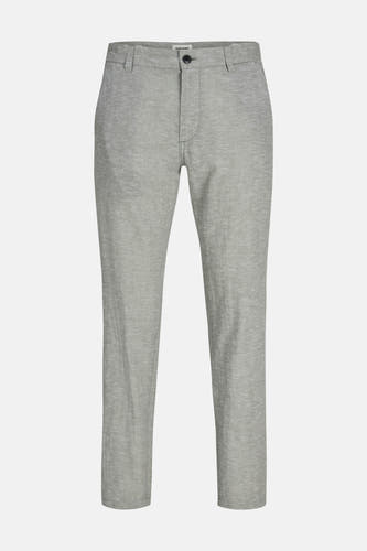 Chino vert kaki de Jack & Jones Jeans Intelligence, en tissu uni avec une texture subtile.