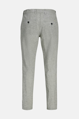 Chino vert de JACK & JONES JEANS INTELLIGENCE, vue arrière avec poches passepoilées et texture légère.