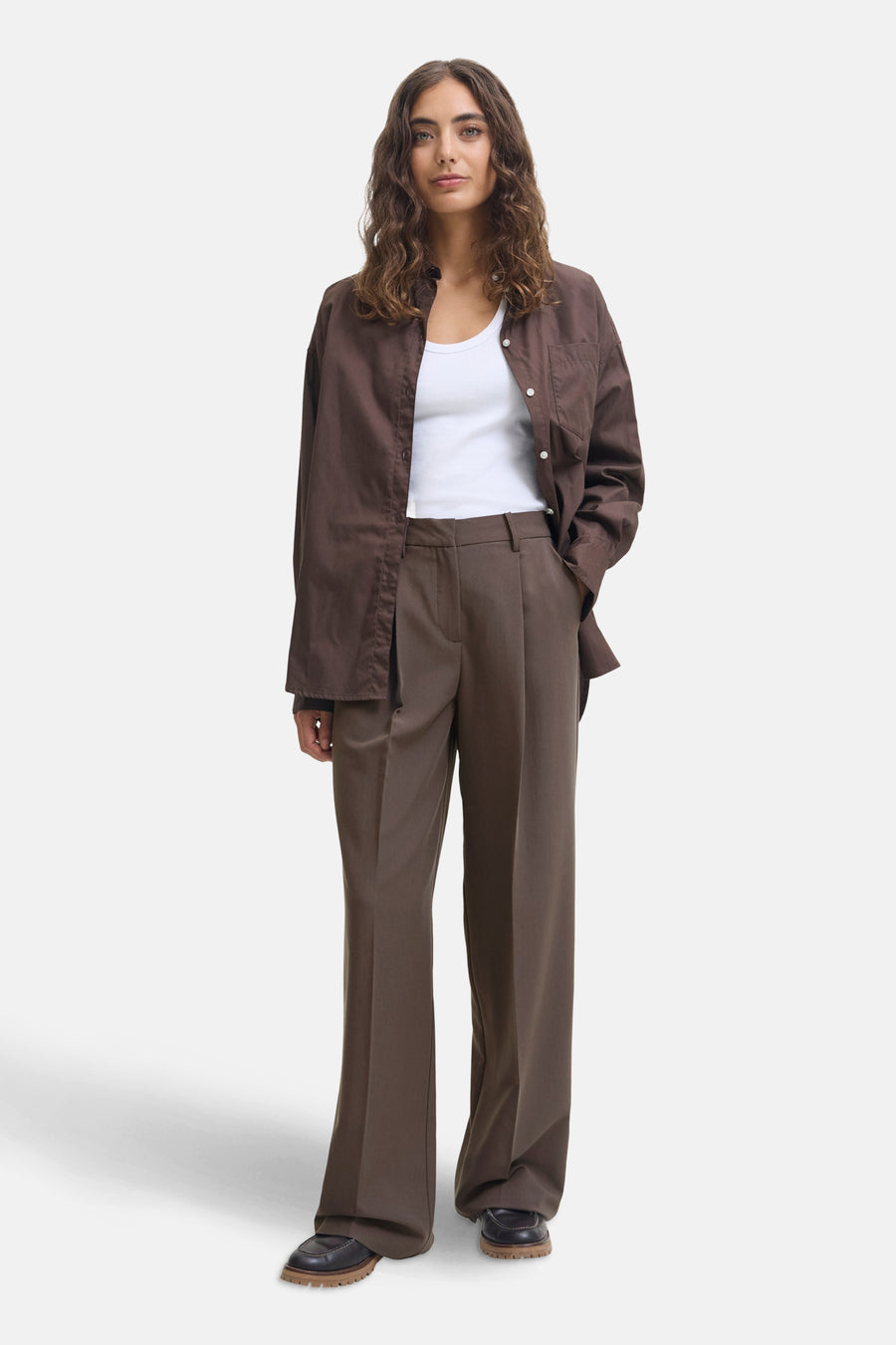 Pantalon de costume - brun - JJXX - 2