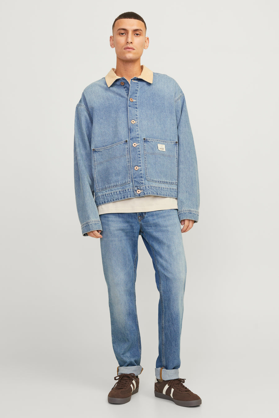 CLARK - mid blue denim - JACK & JONES JEANS INTELLIGENCE