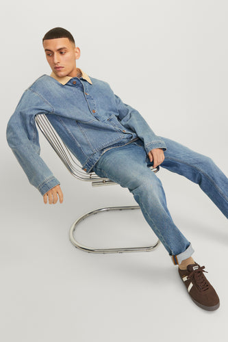 CLARK - mid blue denim - JACK & JONES JEANS INTELLIGENCE