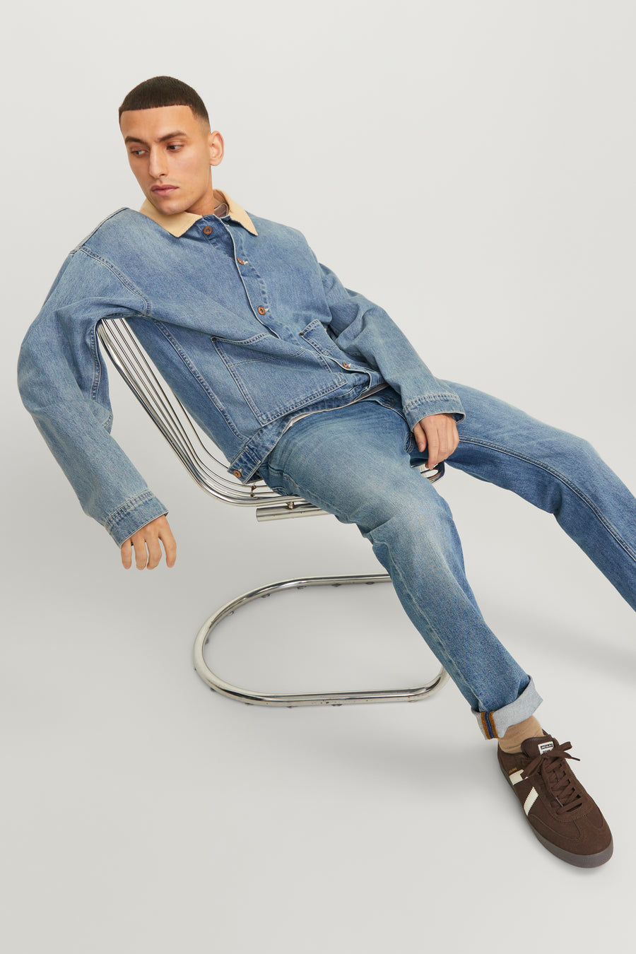 CLARK - mid blue denim - JACK & JONES JEANS INTELLIGENCE