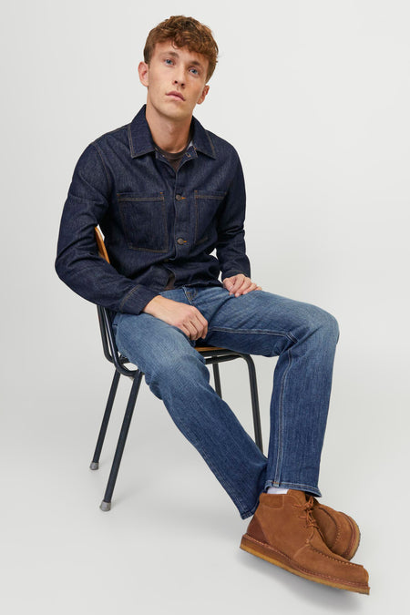 CHRIS - mid blue denim