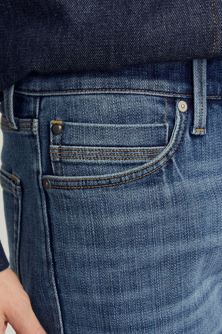 CHRIS - mid blue denim