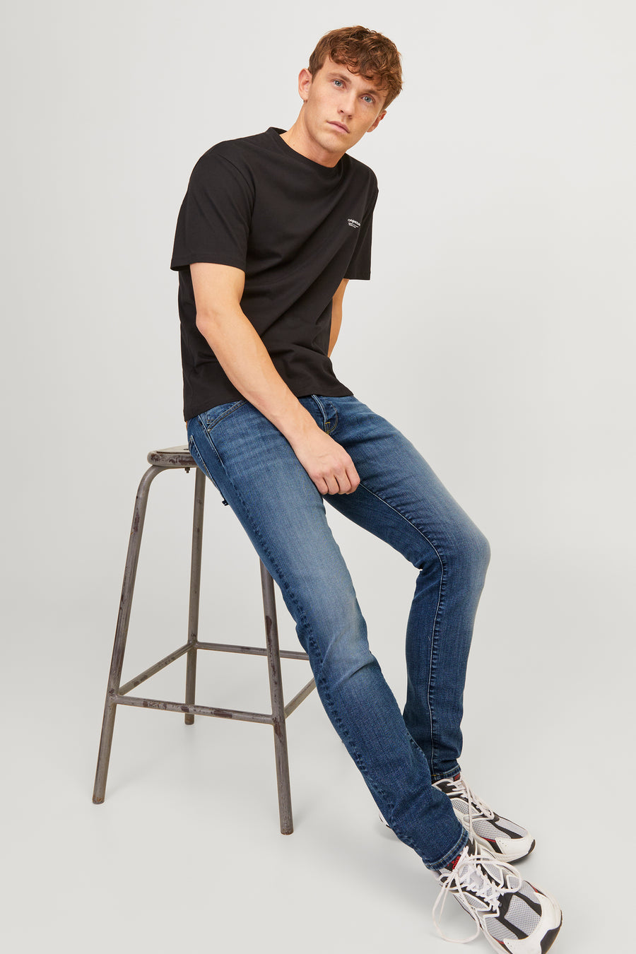GLENN - mid blue denim - JACK & JONES JEANS INTELLIGENCE