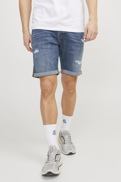 Short - dark blue denim