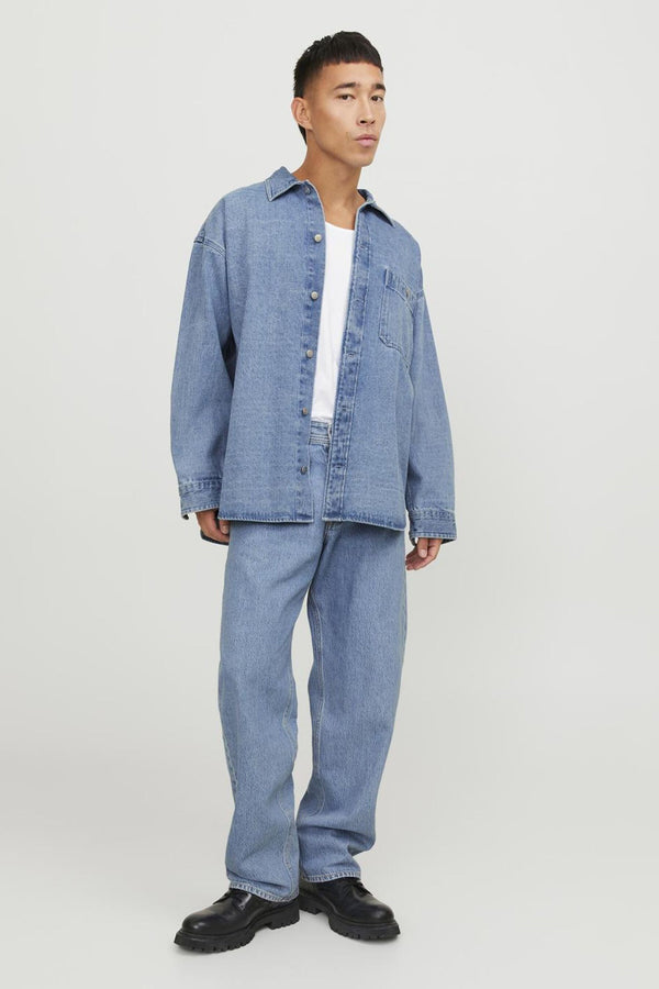 Chemise en jean Mid blue denim - ORIGINALS BY JACK & JONES