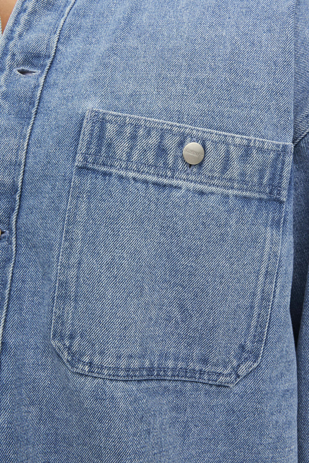Chemise en jean Mid blue denim - ORIGINALS BY JACK & JONES